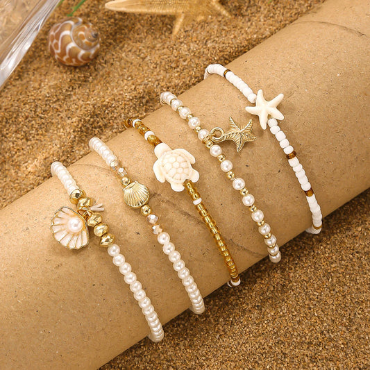 Ocean Dreams Pearl Bracelet Set