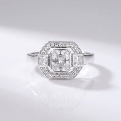 DIAMOND SQUARE VINTAGE RING