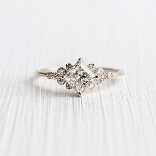 Crystal Gold Ring